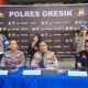 Polres Gresik Bongkar Jaringan Sabu Lintas Kota, 4 Tersangka Ditangkap, Barang Bukti 68 Gram Diamankan