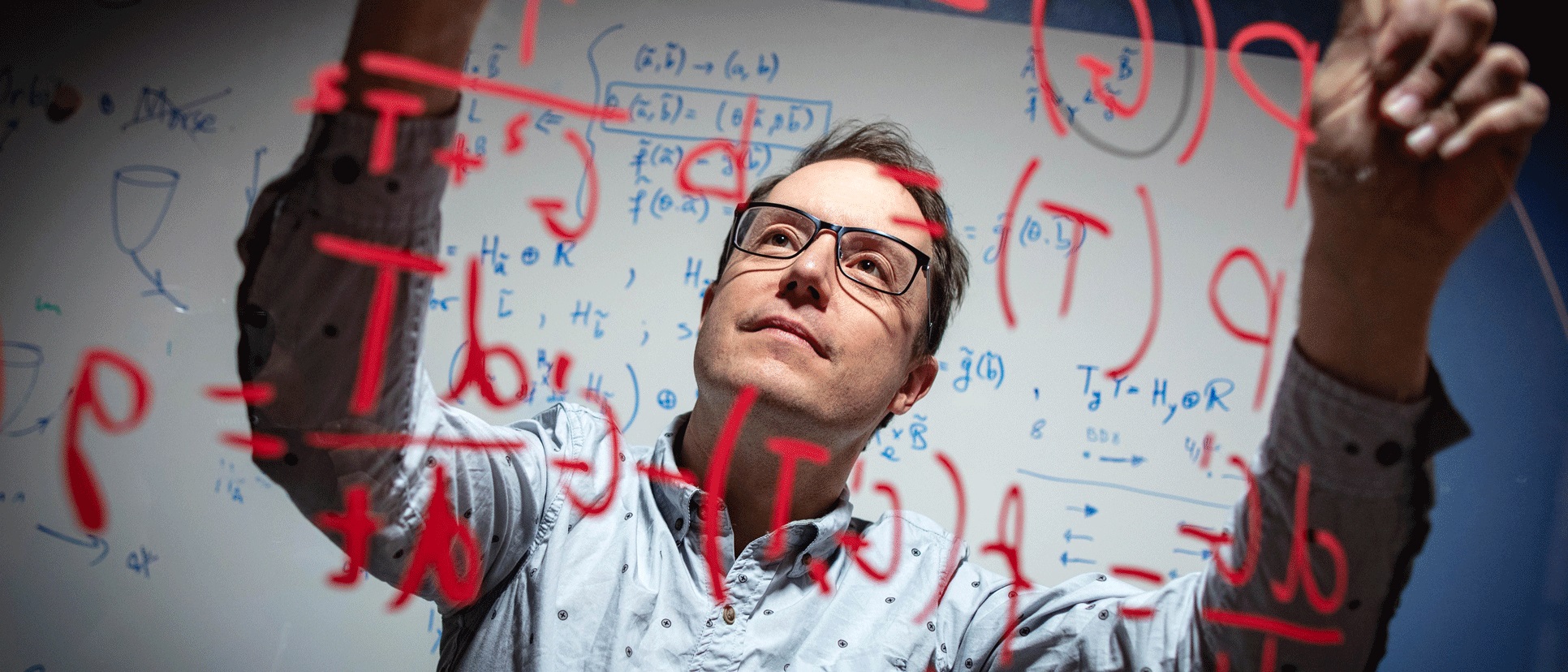 Profesor matematika dari Uppsala University, David Sumpter Foto C : Pembuat: Mikael WallerstedtHak Cipta: Mikael Wallerstedt