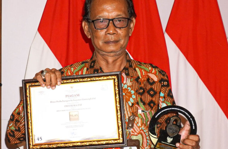 Dishub Gunungkidul Raih Anugrah KIP 2025