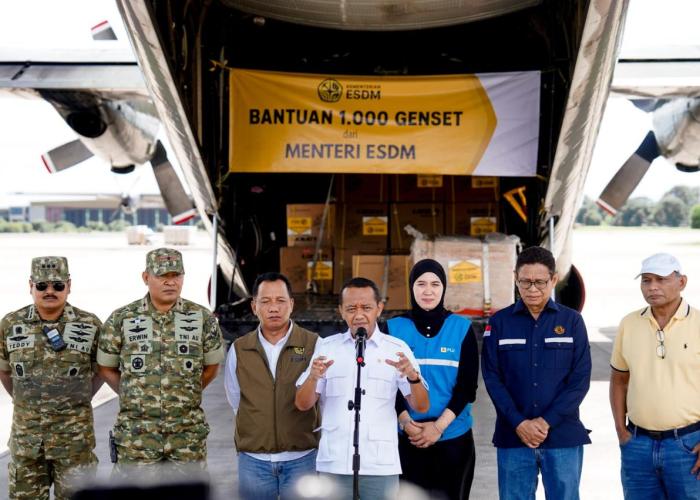 Kementerian ESDM Salurkan 1.000 Genset ke 224 Desa Terdampak Bencana di Aceh