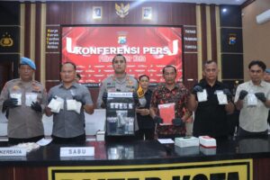 Awal 2026, Polres Blitar Kota Bongkar 5 Kasus Narkoba, Sita 1.258 Pil Dobel L dan 13,3 Gram Sabu