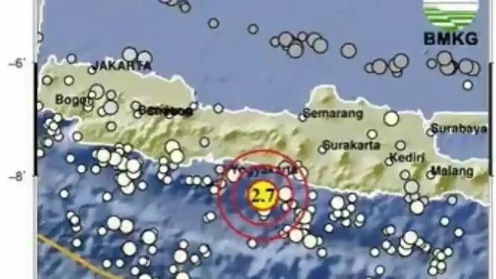Gempa Magnitudo 2,7 Guncang Kulon Progo DIY, BMKG Pastikan Tidak Berpotensi Tsunami