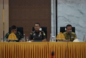 Kajati Sulsel Tegaskan Pengawasan Dana Desa dan Penyelamatan Aset Negara dalam Rakor Forkopimda