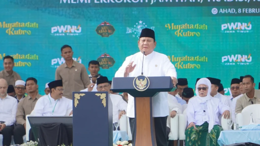 Presiden Prabowo: Satu Abad Nahdlatul Ulama Bukti NU Pilar Penjaga Persatuan dan Kebesaran Bangsa