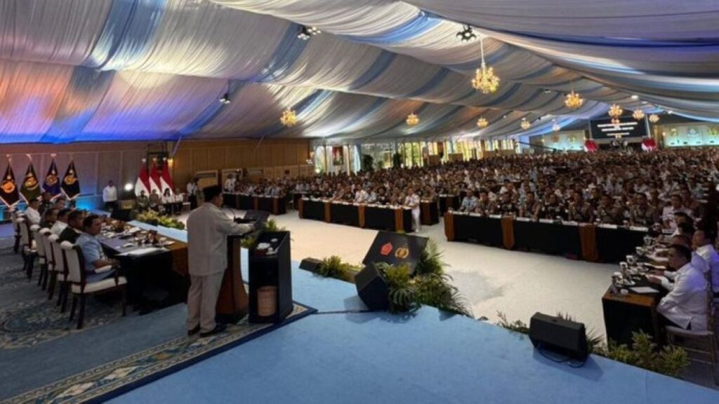 Rapim TNI–Polri 2026: Presiden Prabowo Tekankan Profesionalisme, Kedekatan dengan Rakyat, dan Stabilitas Nasional