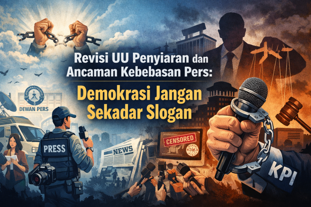 Revisi UU Penyiaran dan Ancaman Kebebasan Pers: Demokrasi Jangan Sekadar Slogan