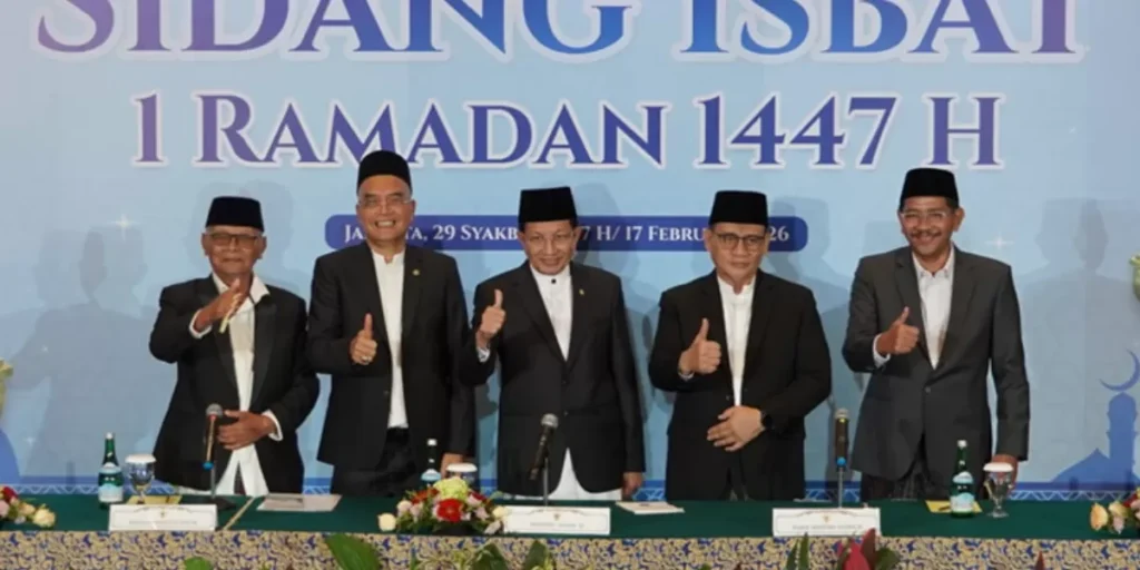 Pemerintah Tetapkan 1 Ramadan 1447 H Jatuh 19 Februari 2026, Hasil Sidang Isbat di 96 Titik Pemantauan