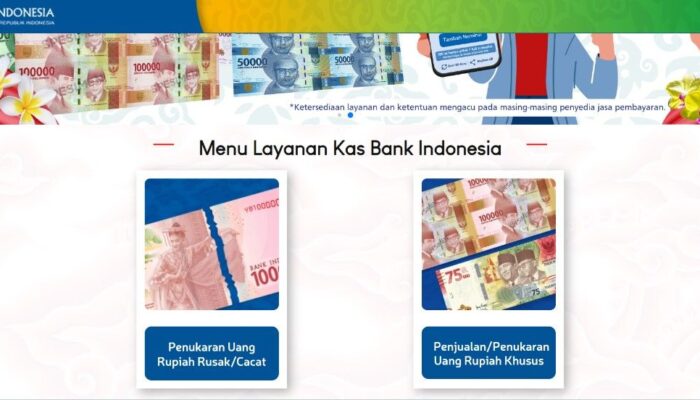 BI Buka Layanan Tukar Uang Baru Lebaran 2026 via PINTAR BI, Maksimal Rp5,3 Juta per Orang