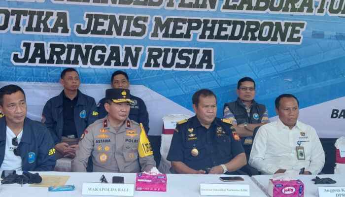 BNN dan Bea Cukai Bongkar Laboratorium Narkoba di Vila Bali, Dua WN Rusia Produksi Mefedron Ditangkap