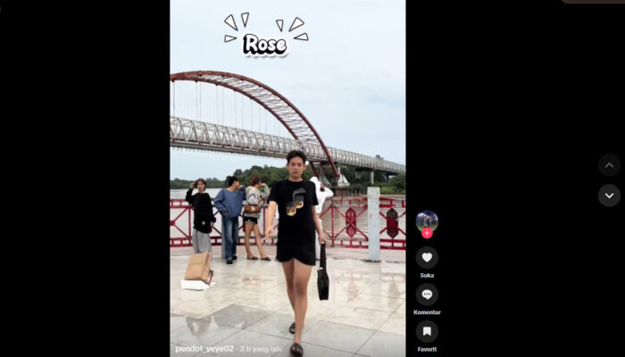 Video Pria Bergaya Feminin di Palangka Raya Viral di TikTok, Picu Perdebatan Warganet