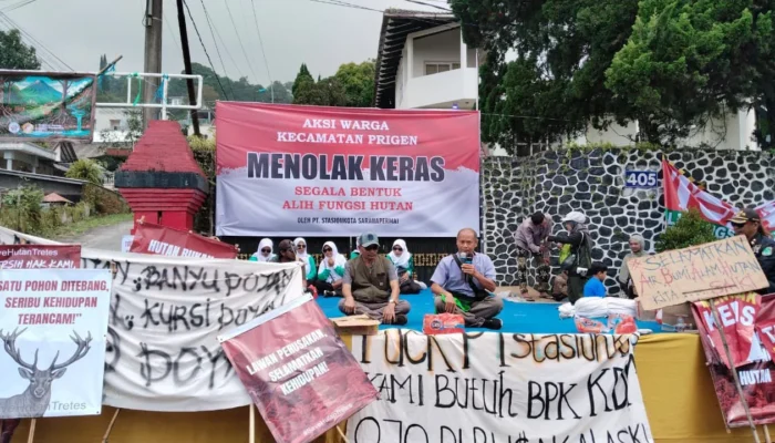 Demo Besar Tolak Alih Fungsi 22,5 Hektare Hutan Prigen, Bupati Pasuruan Tegaskan Pengembang Belum Kantongi Izin