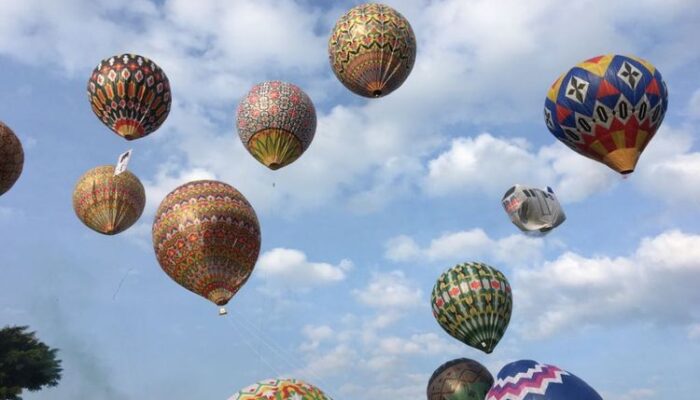 Festival Balon Udara Ponorogo Diserbu Warga! Polisi Klaim Balon Liar Turun 80 Persen