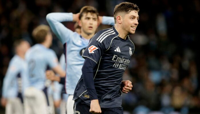 Gol Valverde di Injury Time Selamatkan Real Madrid, Tundukkan Celta Vigo 2-1 di Balaidos