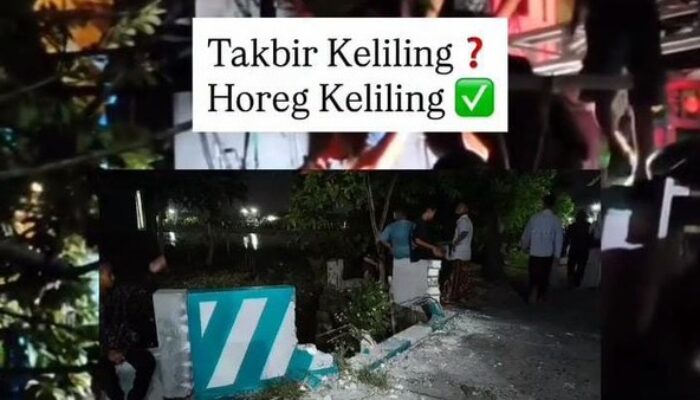 Viral! Pawai Takbir Sound Horeg di Lamongan Bongkar Pembatas Jembatan, Kades: Sudah Izin dan Akan Dibangun Ulang