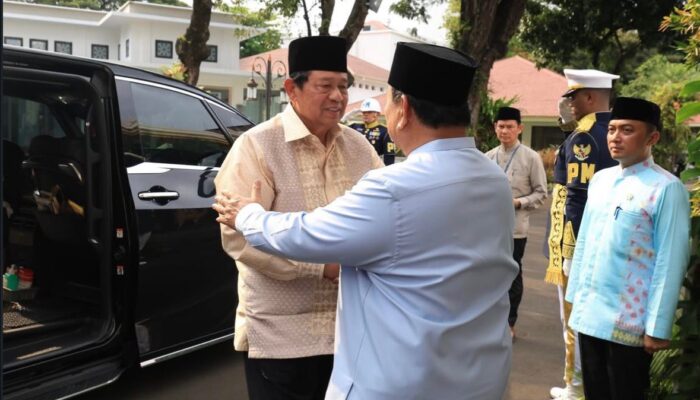Momen Hangat Lebaran di Istana: Prabowo Sambut SBY dan Jokowi di Open House Idulfitri 1447 H