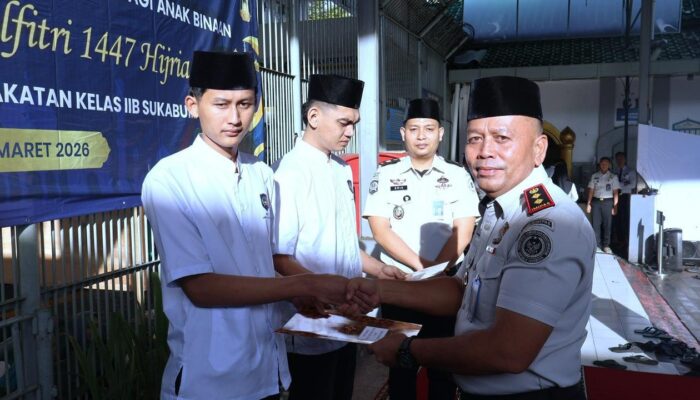 309 Napi Lapas Sukabumi Dapat Remisi Idulfitri 2026, Didominasi Kasus Narkotika, Tak Ada yang Langsung Bebas