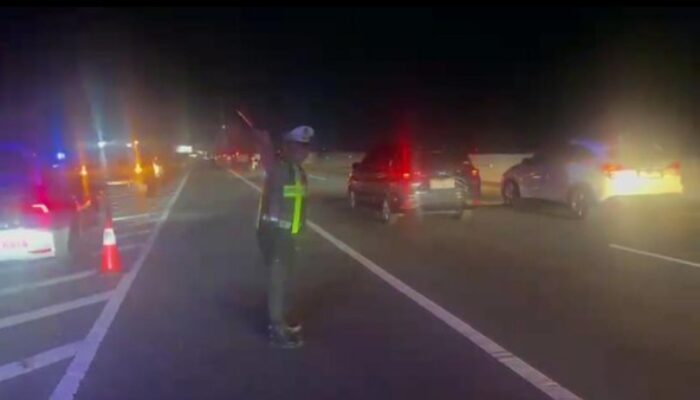 Tol Nganjuk Arah Surabaya Sempat Lumpuh, Kecelakaan Picu Kemacetan Parah, Arus Kini Kembali Lancar