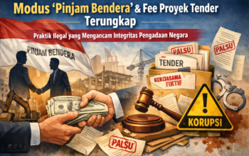 Modus ‘Pinjam Bendera’ dan Fee Proyek Tender Terungkap, Praktik Ilegal yang Mengancam Integritas Pengadaan Negara