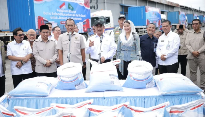 Indonesia Ekspor 2.280 Ton Beras Premium ke Arab Saudi, BULOG Pasok Kebutuhan Jamaah Haji 2026