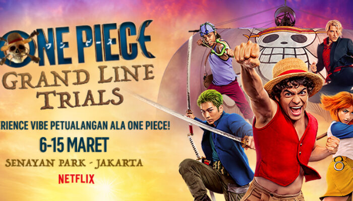 ONE PIECE: Grand Line Trials Hadir di Jakarta, Event Gratis Netflix 6–15 Maret 2026 di Senayan Park