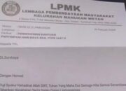 Surat Edaran Minta THR Viral, Ketua LPMK Manukan Wetan Surabaya Disanksi Pemkot