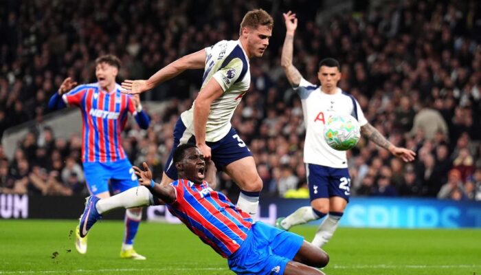 Tottenham Kalah 1-3 dari Crystal Palace, Rekor 11 Laga Tanpa Kemenangan, Spurs Kini Hanya 1 Poin dari Zona Degradasi