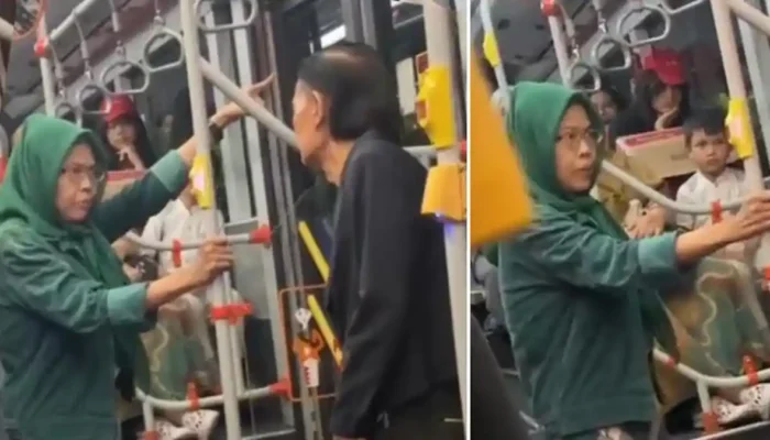 Viral Ibu Kerudung Hijau Marahi Kakek di Bus Surabaya, Sosok Korban Diduga Investor Besar