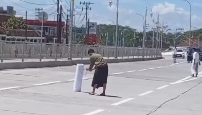 Viral Petasan Raksasa di Flyover Canguk Magelang, Polisi Pastikan Video Lama