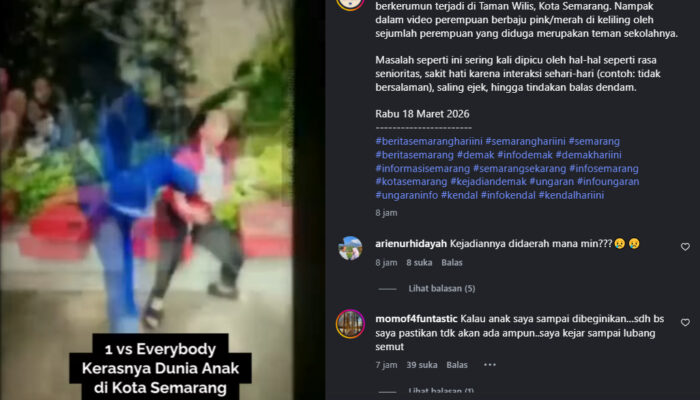 Viral! Remaja Putri Diduga Dibully Beramai-ramai di Semarang, Polisi Turun Tangan Selidiki