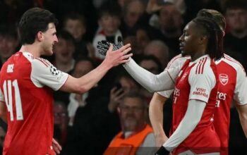 Gol Roket Eberechi Eze Bawa Arsenal ke Perempat Final Liga Champions, Arteta dan Rice Terpukau!