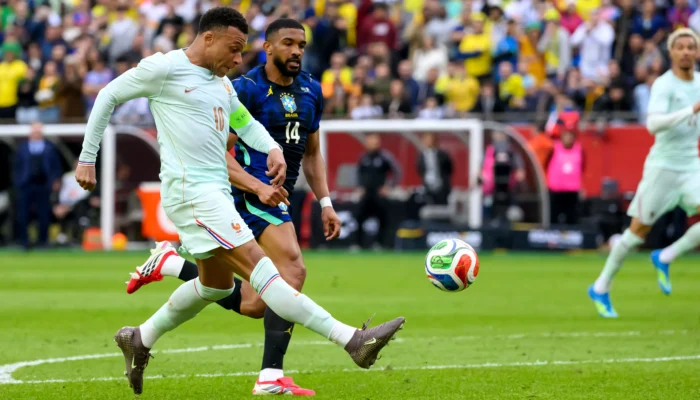 Prancis Bungkam Brasil 2-1! Mbappe Bersinar, Selecao Tumbang di Laga Panas Uji Coba Internasional