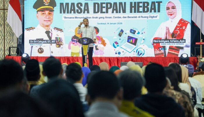 Pemkot Surabaya Terapkan “Tanpa Gawai” 18.00–20.00 WIB, Eri Cahyadi: Benteng Anak dari Ancaman Digital
