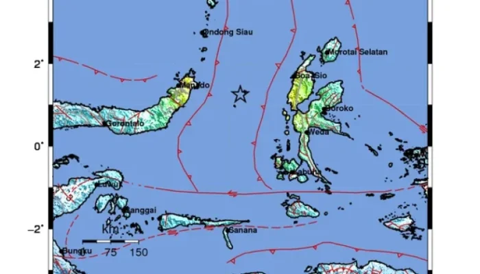 Gempa M 7,6 Guncang Bitung–Ternate, BNPB Catat Kerusakan & Korban, Tsunami Kecil Terpantau