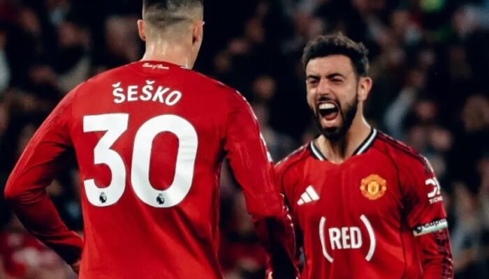 Manchester United Tekuk Brentford 2-1, Bruno Fernandes Samai Rekor Cristiano Ronaldo dan MU Selangkah ke Liga Champions