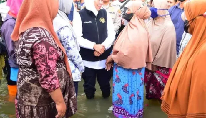 Pemprov Jatim Gelontorkan Rp58 M untuk Atasi Banjir Lamongan, Proyek Jabung Ring Dyke Jadi Solusi Permanen