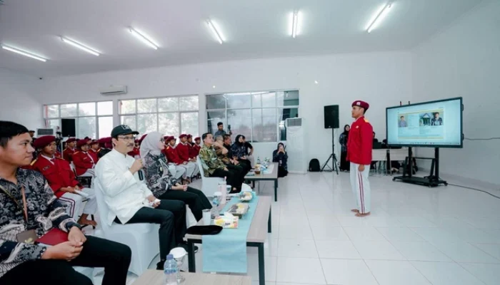 Gus Ipul Tinjau Sekolah Rakyat Lampung Selatan, KBM Berjalan Optimal Meski Masih di Gedung Sementara