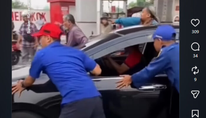 Viral! Penyeleweng BBM Subsidi Pingsan di SPBU Mojokerto, Terhirup Uap Pertalite di Dalam Mobil