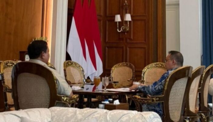 Prabowo Terima Sufmi Dasco di Istana, Bahas Situasi Politik, Keamanan hingga Ekonomi Nasional
