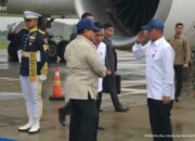 Prabowo Tiba di Tanah Air Usai Lawatan Rusia–Prancis, Bahas Energi, Investasi, dan Pertahanan