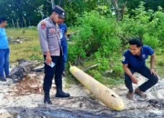 Geger! Warga Kangean Sumenep Temukan Benda Diduga Torpedo di Pantai, Polisi Langsung Sterilkan Lokasi