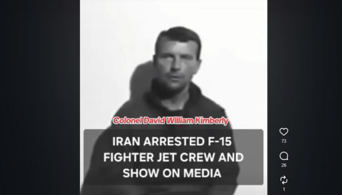 Viral Pilot F-15 AS Ditangkap Iran Ternyata Hoaks, Video Lama Perang Irak Kembali Beredar