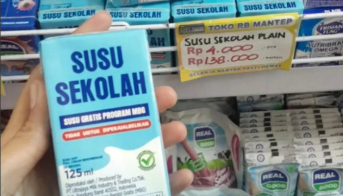 Viral! ‘Susu Gratis Program MBG’ Dijual di Minimarket, Publik Soroti Dugaan Penyimpangan Distribusi