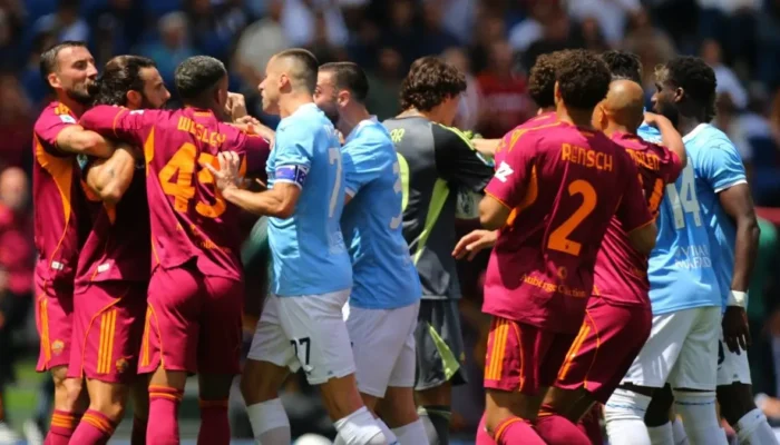 AS Roma Bungkam Lazio 2-0 di Derby della Capitale, Gianluca Mancini Jadi Pahlawan