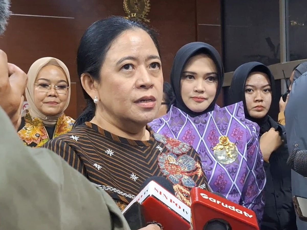 Ketua DPR RI Puan Maharani saat ditemui di Gedung Nusantara IV, Kompleks Parlemen, Jakarta, Kamis (21/5/2026).