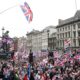 London Memanas! Demo Raksasa ‘Unite the Kingdom’ Guncang Inggris, Ribuan Massa Teriakkan Anti-Imigran dan Desak Starmer Mundur