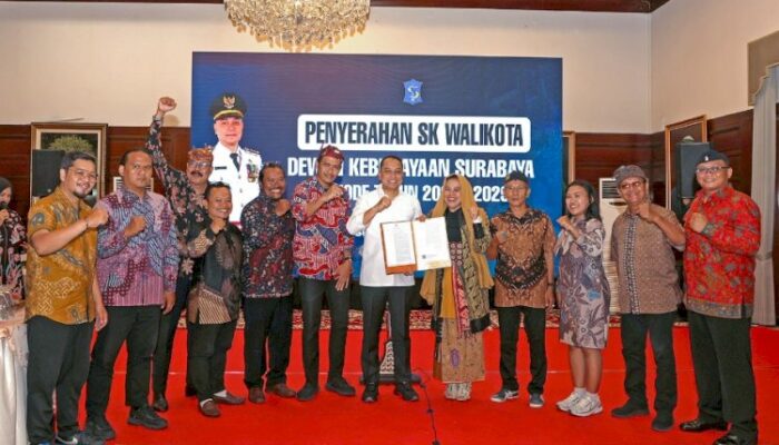 Eri Cahyadi Resmikan Dewan Kebudayaan Surabaya 2026-2029, Budaya Dijadikan Senjata Lawan Kemiskinan