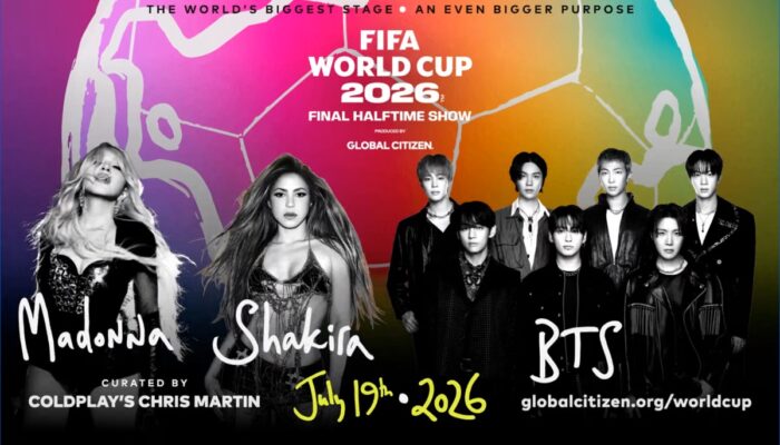 FIFA Umumkan Madonna, Shakira, dan BTS Tampil di Halftime Show Final Piala Dunia 2026