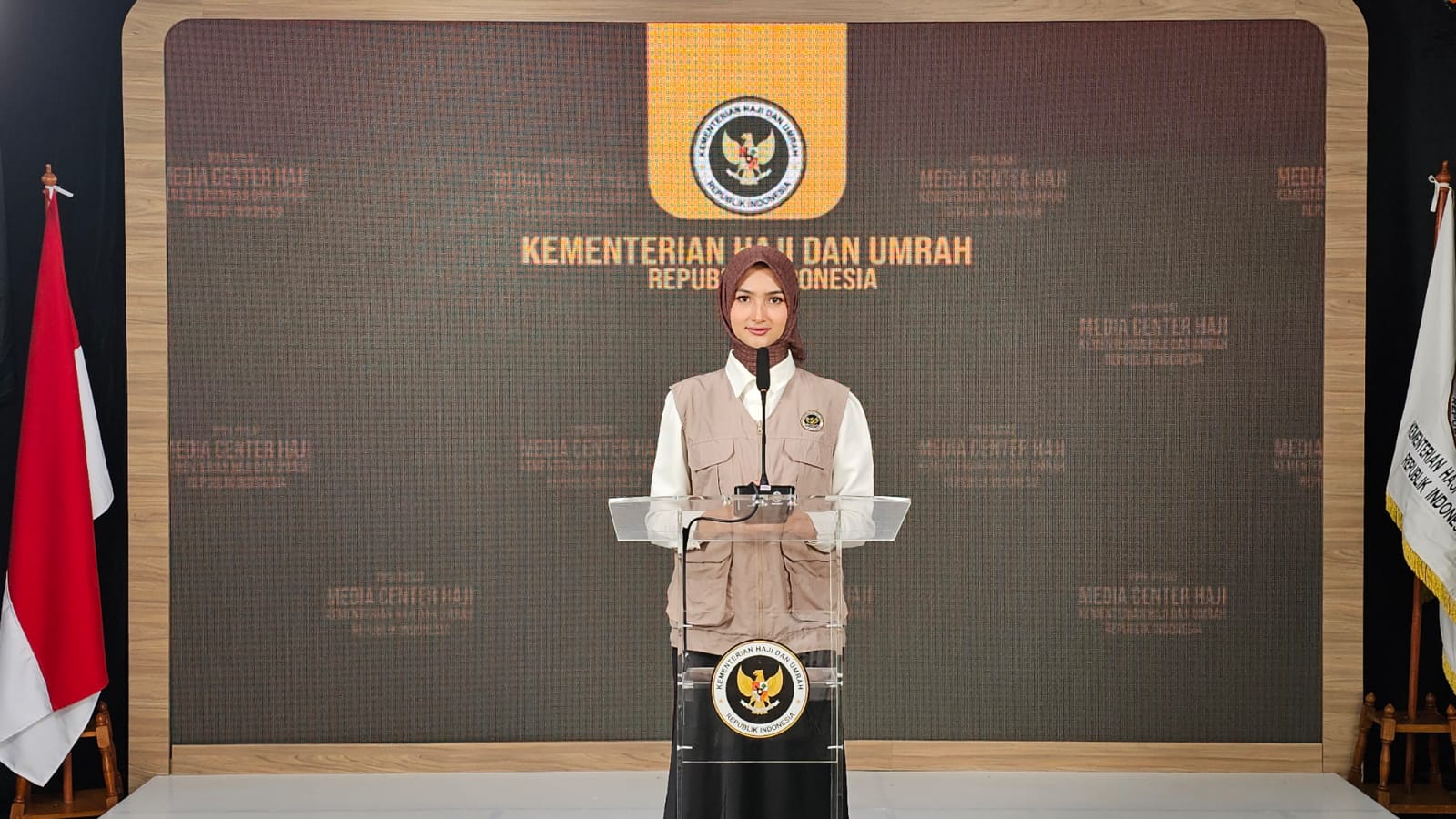 Juru Bicara Kementerian Haji dan Umroh Suci Annisa, dalam keterangan pers, Rabu, 6 Mei 2026.
