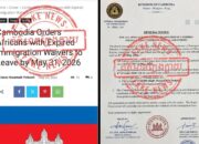 Kamboja Bantah Kabar Deportasi Warga Afrika, Dokumen Viral Disebut Palsu dan Catut Nama Pejabat Imigrasi