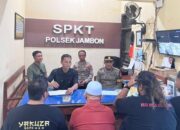 Kiai tersangka pencabulan belasan santri laki-laki saat dikeler dan ditahan ke Mapolres Ponorogo